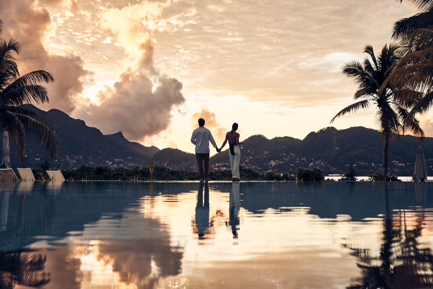 Sunset from Club Med Seychelles